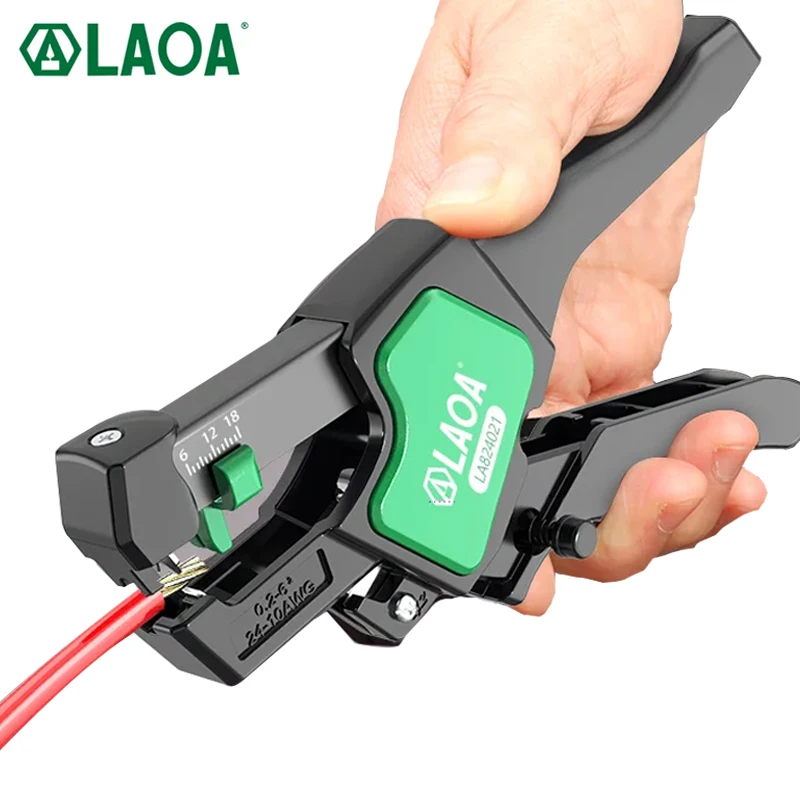 LAOA Automatic Wire Stripper Electrician\'s Special Multifunctional Pliers Peeling Made in Taiwan