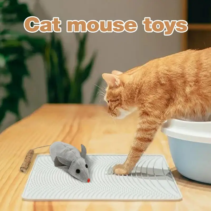 Catnip Kitten Toys Cat Toys For Kittens Cat Chew Exercise Toy Interactive Mice Cat Toy For Cat Teeth Cleaning Cat Playing