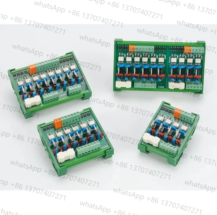 4-16 Channels PLC AC Amplifier Thyristor Solid Relay Module PNP NPN DC14-24V Input AC24-220V Output DIN Rail Optocoupler Isolate