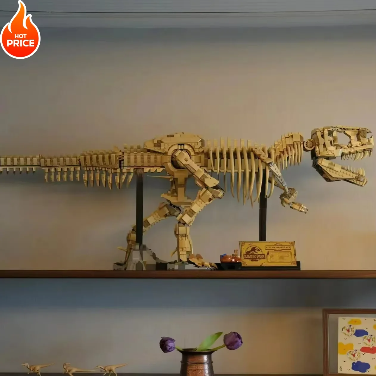 In-voorraad 76968 Dinosaurus T-Rex Fossielen Tyrannosaurus Rex Bouwstenen Dinosaur World Park Speelgoed voor Kinderen Vrienden verjaardagscadeautjes