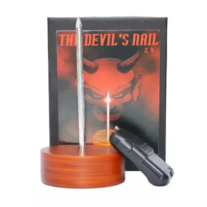 Devils Nail 2.0 Ghost Nail Laser Edition Magic Tricks Crush Paper Cup Magie Close Up Bar Magician Gimmick Magia Props Mentalism