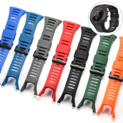 Rubber Silicone Strap Suitable for Suunto Ambit 1 2S 2R 3 Sport 3 Run 3 PEAK  Waterproof Watch Wristband Men's Bracelet