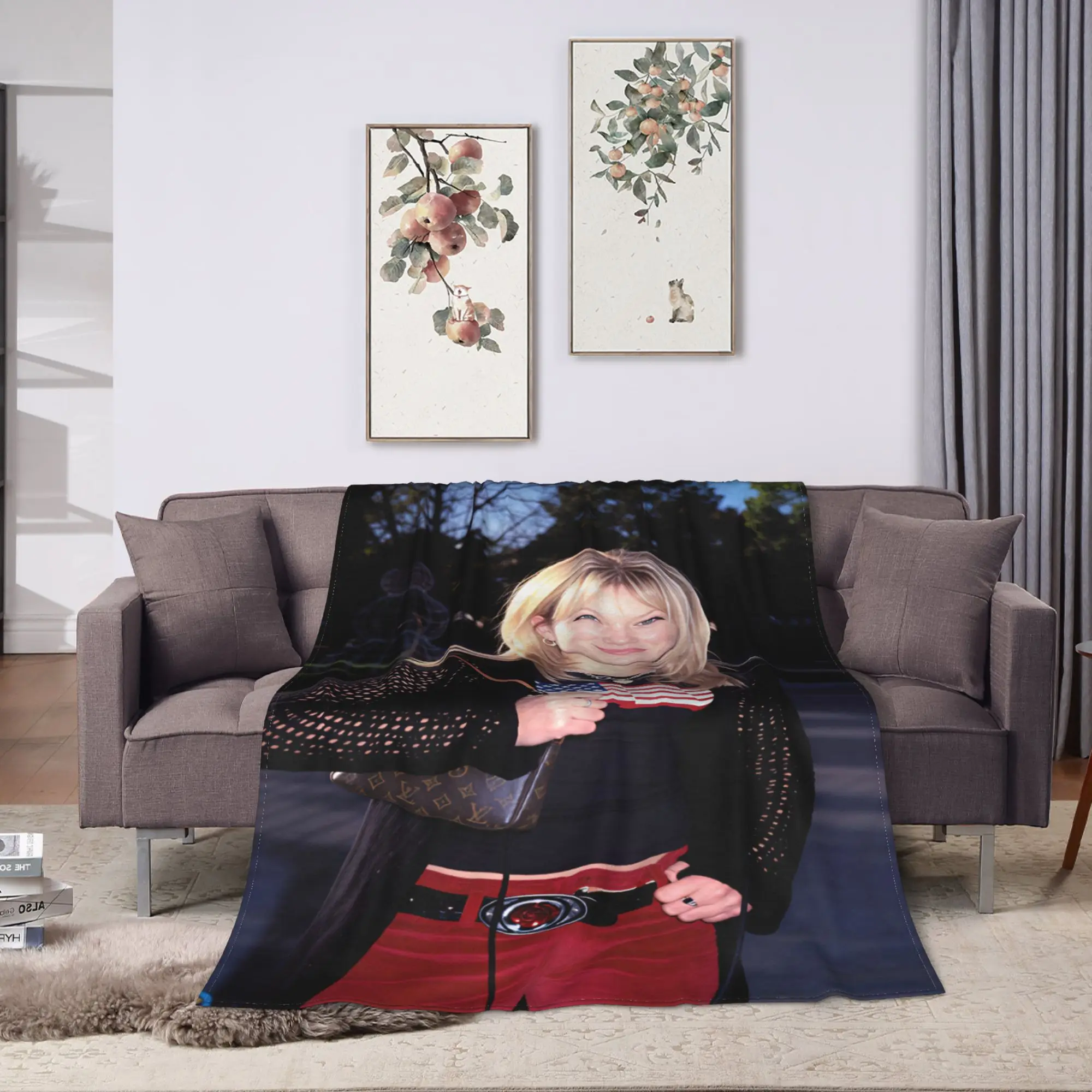 Hilary Duff Lizzie McGuire Soft Blanket  Travel Office Plush Bedding Throws Fluffy Home Decor Flannel Bedspread Sofa Bed Cover