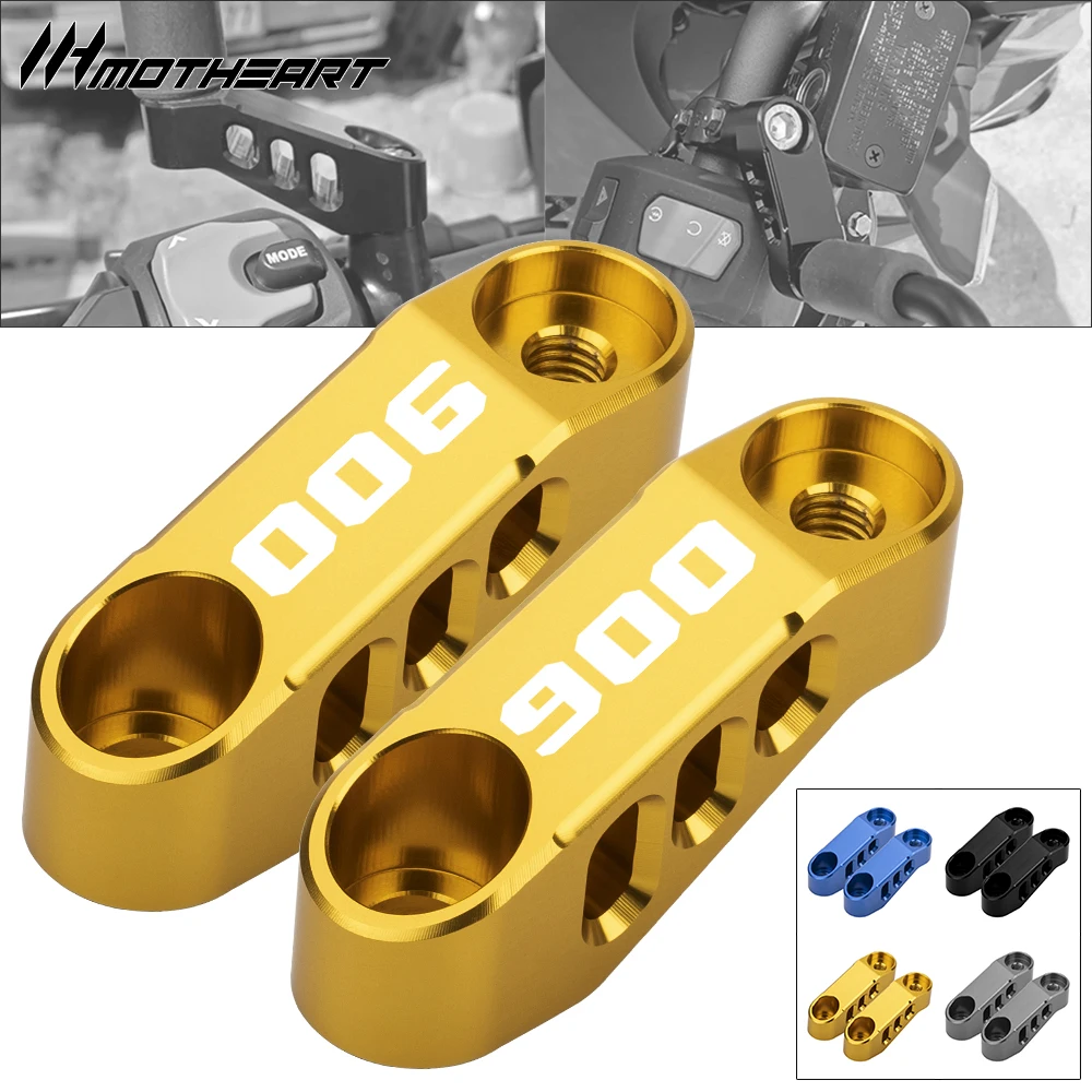Motorcycle Rearview Mirror Risers Extension Adapters Mounting Brackets For BMW F900GS F900GS Adventure Improved Accessories