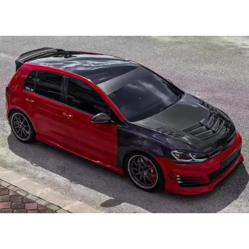 New style for Volkswagen Golf 7 7.5 R-line GTI Carbon Fiber Hood for Volkswagen Golf MK7 7.5 Engine Hood