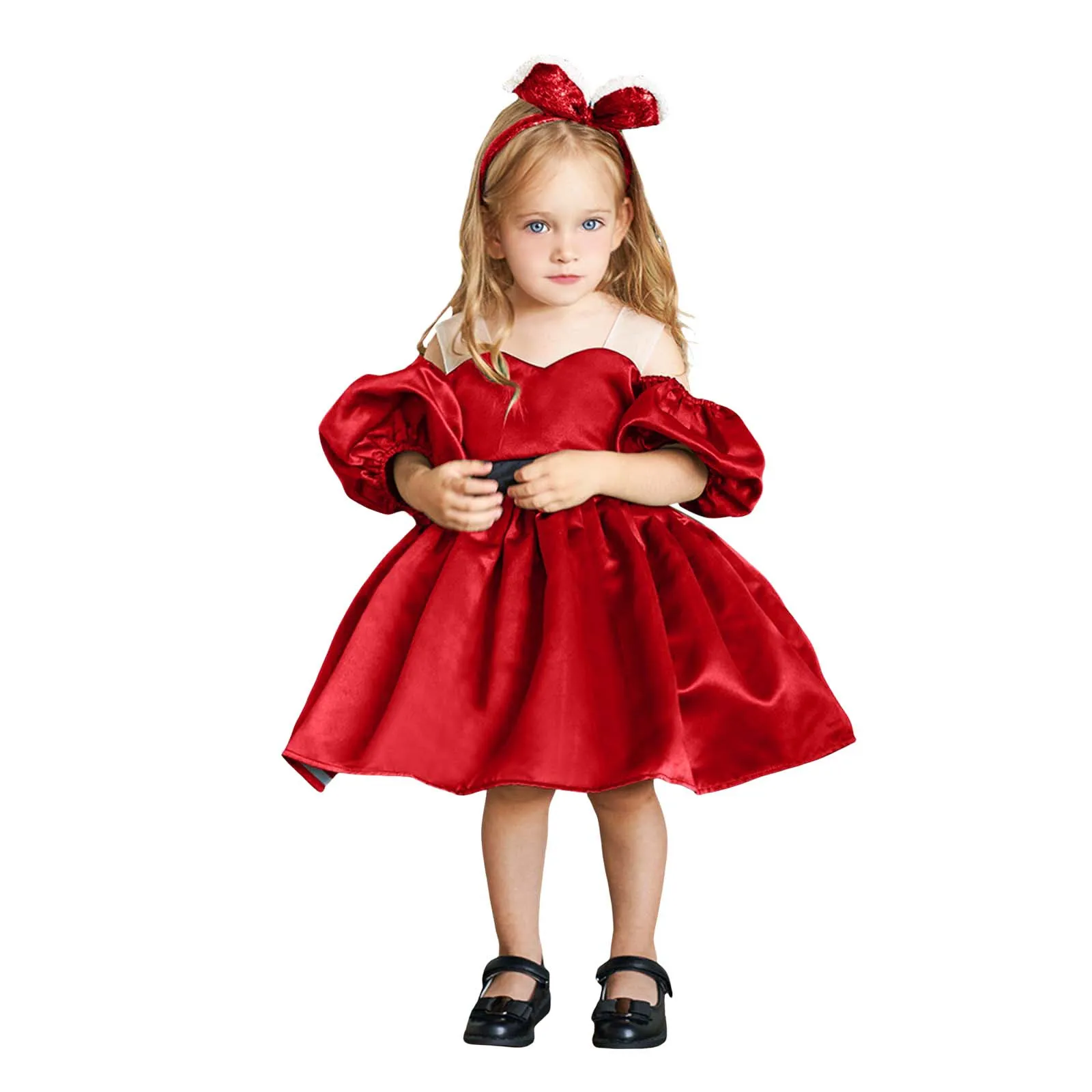 Christmas Dress For Girls My 1st Christmas Toddler Baby Party Princess Gowns Formal Clothes New Years Costume Christening 0-24M