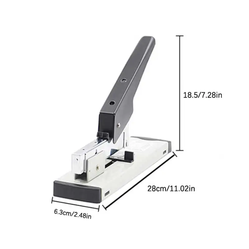 Imagem -04 - Huapuda Grande Capacidade Papel Encadernação Grampeador Heavy Duty Grampeador Encadernação Mão Operado Grampeador 100 Folha com 1000 Nails