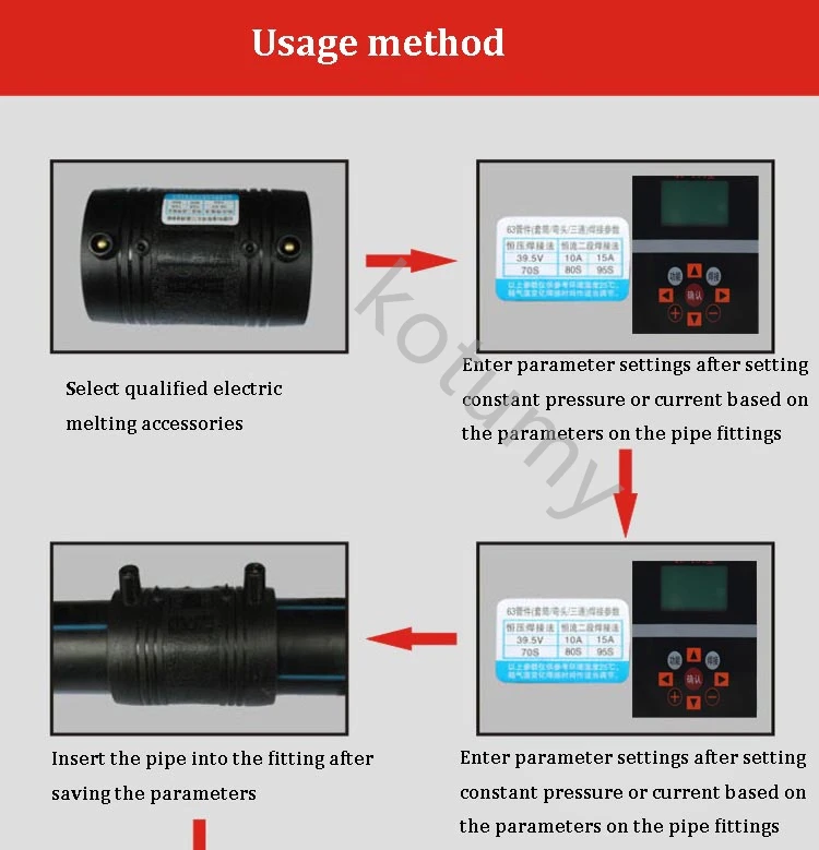 Multifunctional PE Capacitive Welding Machine PE Pipe Steel Wire Mesh Skeleton Pipeline Electric Welder Hot Melt Machine