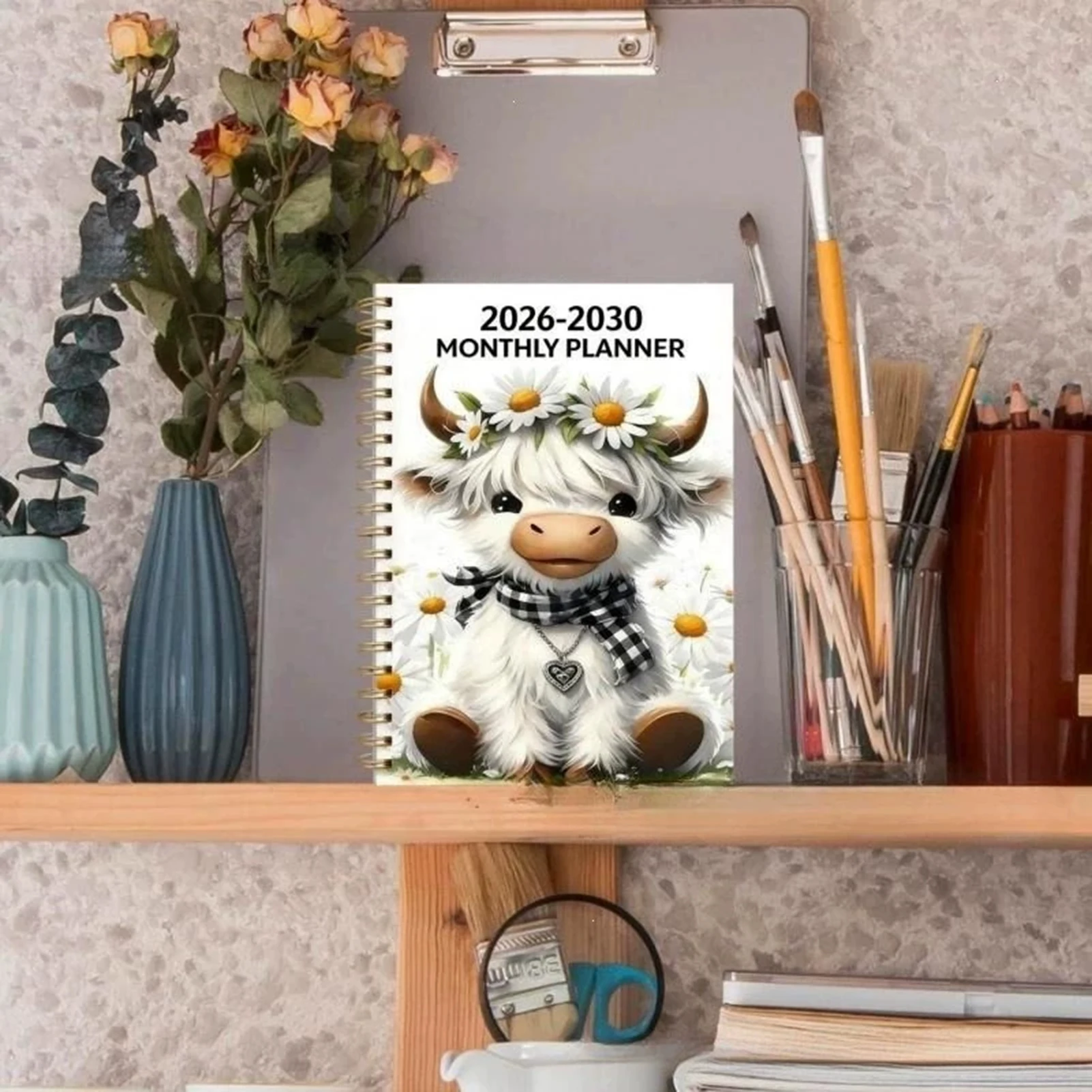 Monthly Planner Elegant Office Organizer for Professionals 2026-2030 Calendar Appointment Book Portable Schedule Journal