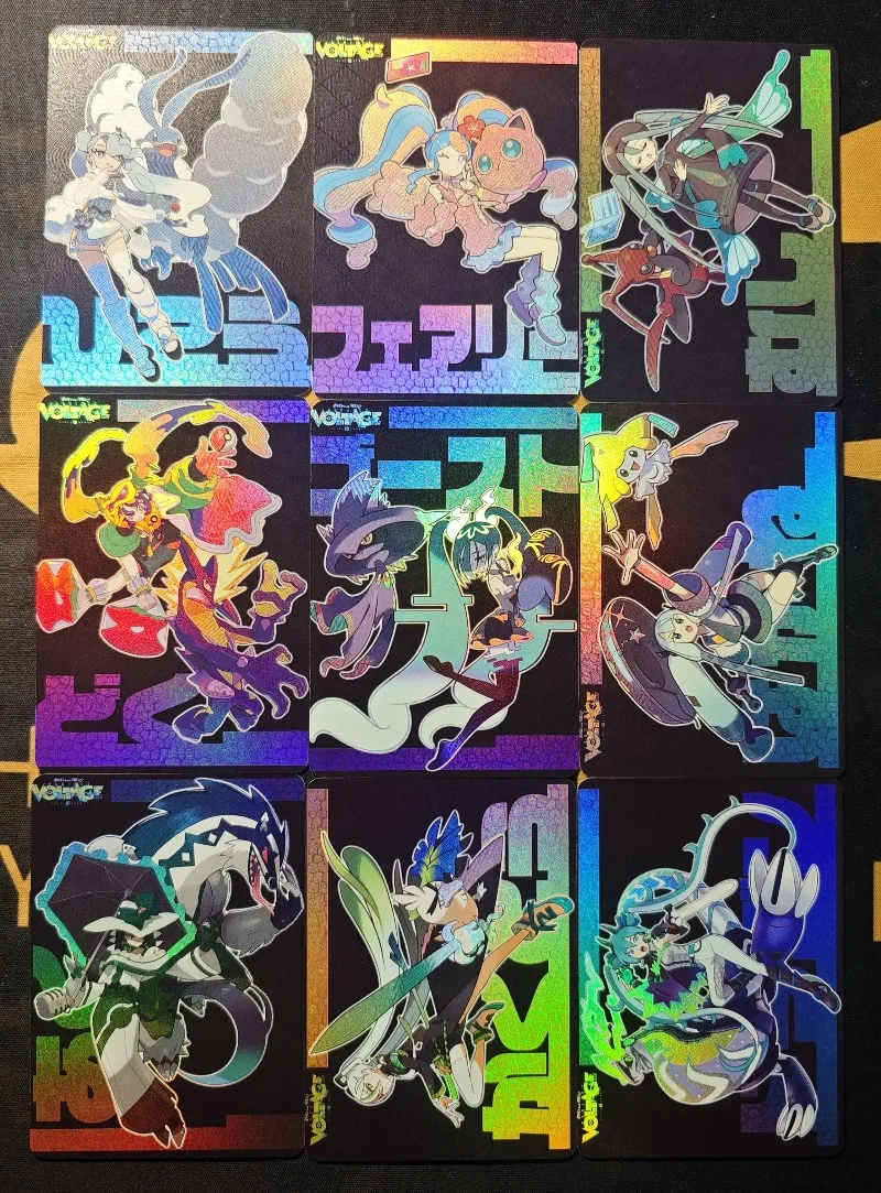 

PokemonX Hatsune Miku ACG Diy Self Control Collect Signature Trading Flash Card Anime Cartoon Original Gift