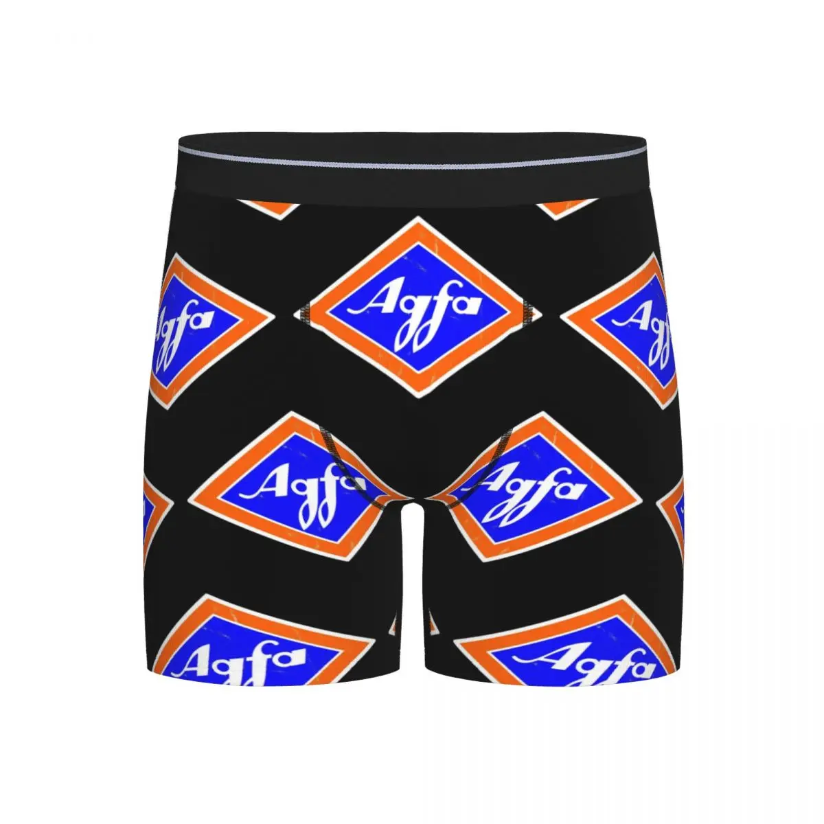 

Длинные трусы-боксеры, шорты в стиле ретро Agfa с логотипом фильма 1960-х годов, мужские трусы, мягкое нижнее белье для мужчин, подарок бойфренду