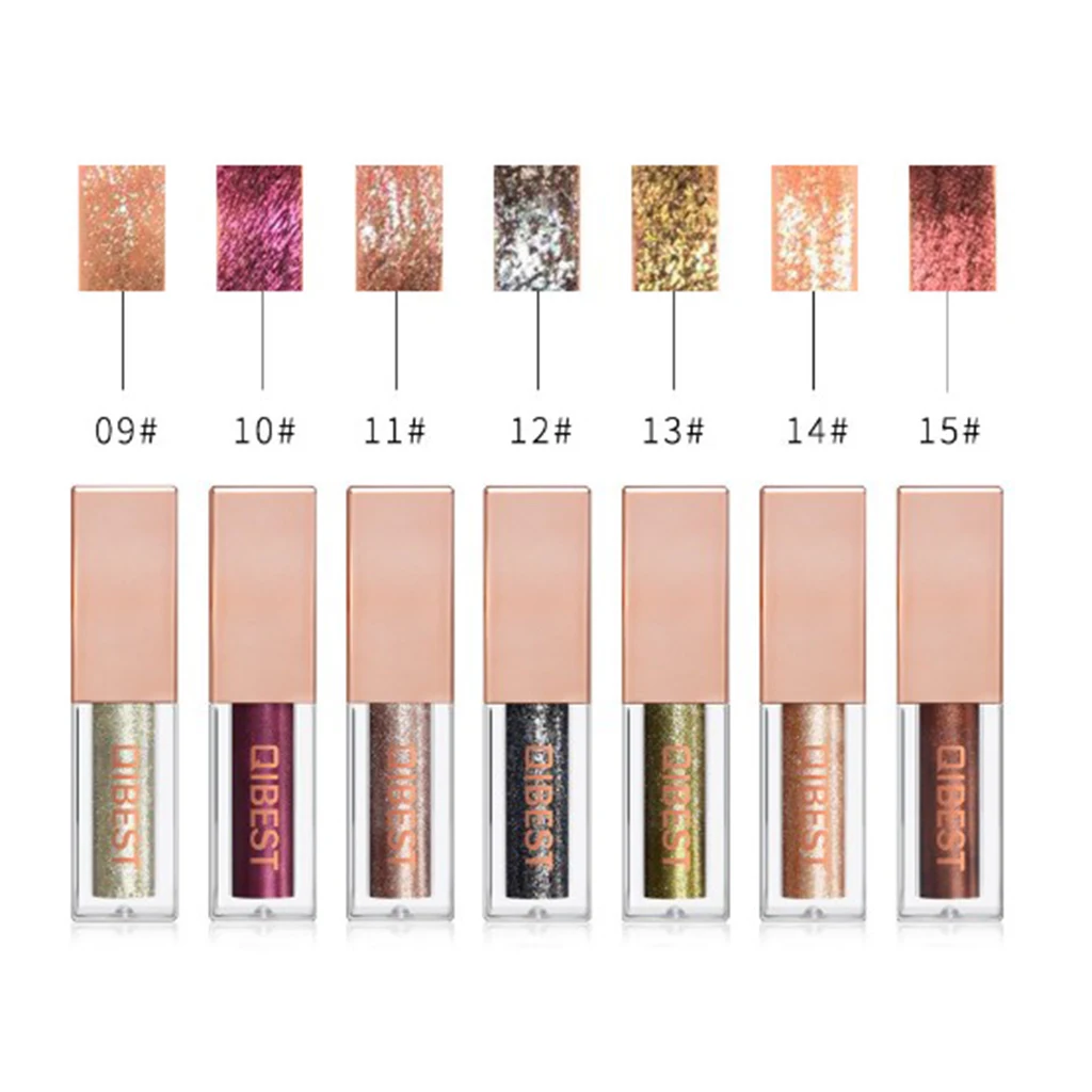 Metallic Shimmer Glitter Liquid Eyeshadow Waterproof Makeup Eye Shadow