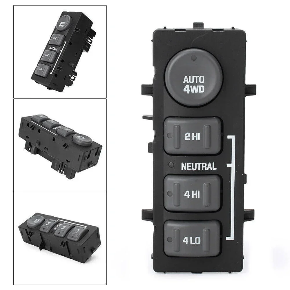 4x4 Transfer Case Switch 4WD Wheel Switch Button 19168767 15709327 for Chevrolet Avalanche Silverado Tahoe GMC Sierra Yukon