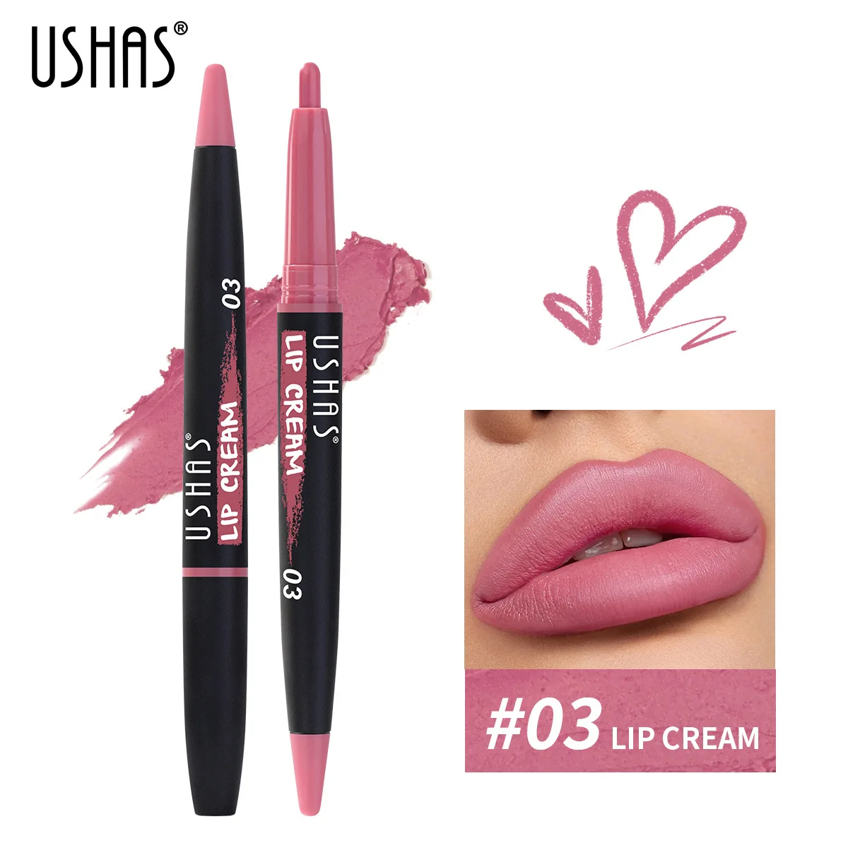 6 Kleuren Matte Lipliner Waterdichte Fluwelen Matte Lipliner Langdurige Lippenstift Potlood Rood Bruin Lipstick Vrouwen Cosmetische Make-Up