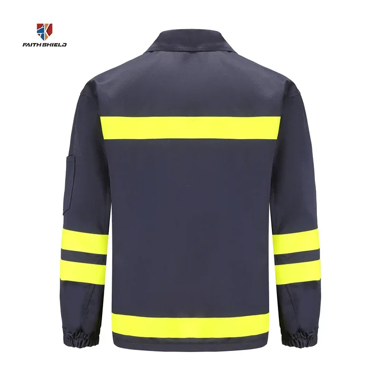 Uniforme de faixa refletora personalizada para homens e mulheres, Proteção contra corte, Proteção contra corte, Soldagem, Proteção contra calor, Vestuário de loja e trabalho