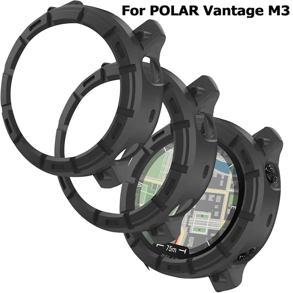 Protective Case Cover For Polar Vantage M3 Replacement Watch Accessories Protector Shell Bumper For Polar Vantage M3 Frame Cases