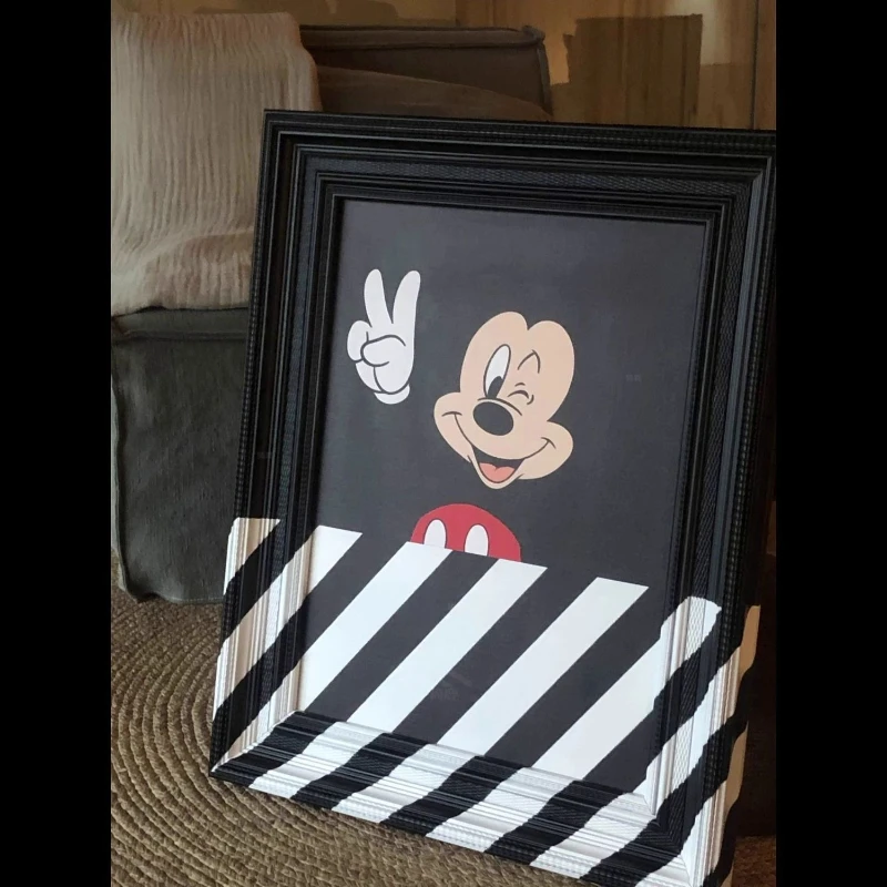 

Милый постер с изображением Микки Диснея, креативный персонализированный фон для спальни, гостиной, украшение на стену, подвесная картина, подарок