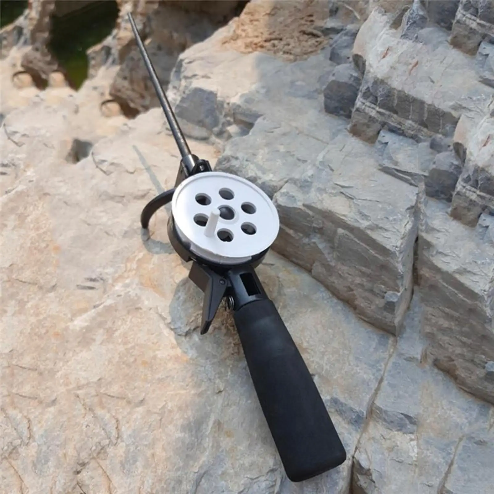 14 \'\' Ice Winter Fishing Rod Portable Lightweight Outdoor Fishing Accessories, Easy to Use