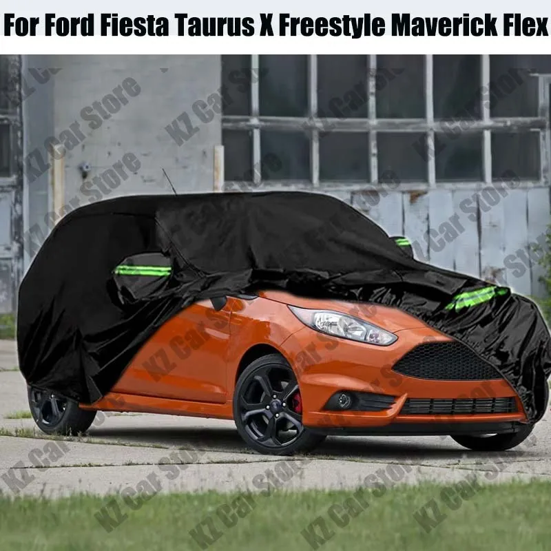 غطاء سيارة مضاد للأشعة فوق البنفسجية الشمس الظل الثلوج المطر مقاومة للخدش غطاء يندبروف لفورد فييستا توروس X حرة مافريك فليكس