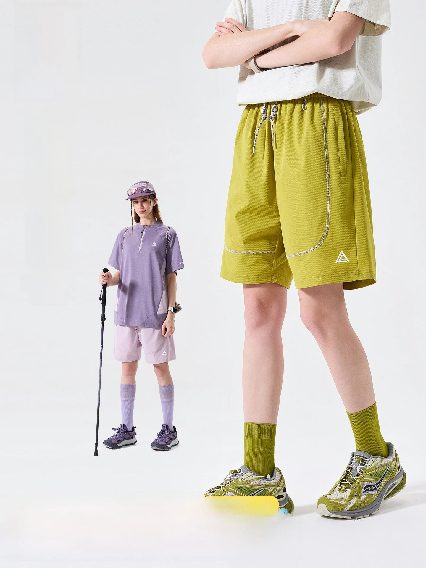 

LAZY DAY Outdoor Waterproof Wear-Resistant Function Short Pants Women's Summer New Sport Climbing Hiking Five-Point Pants
