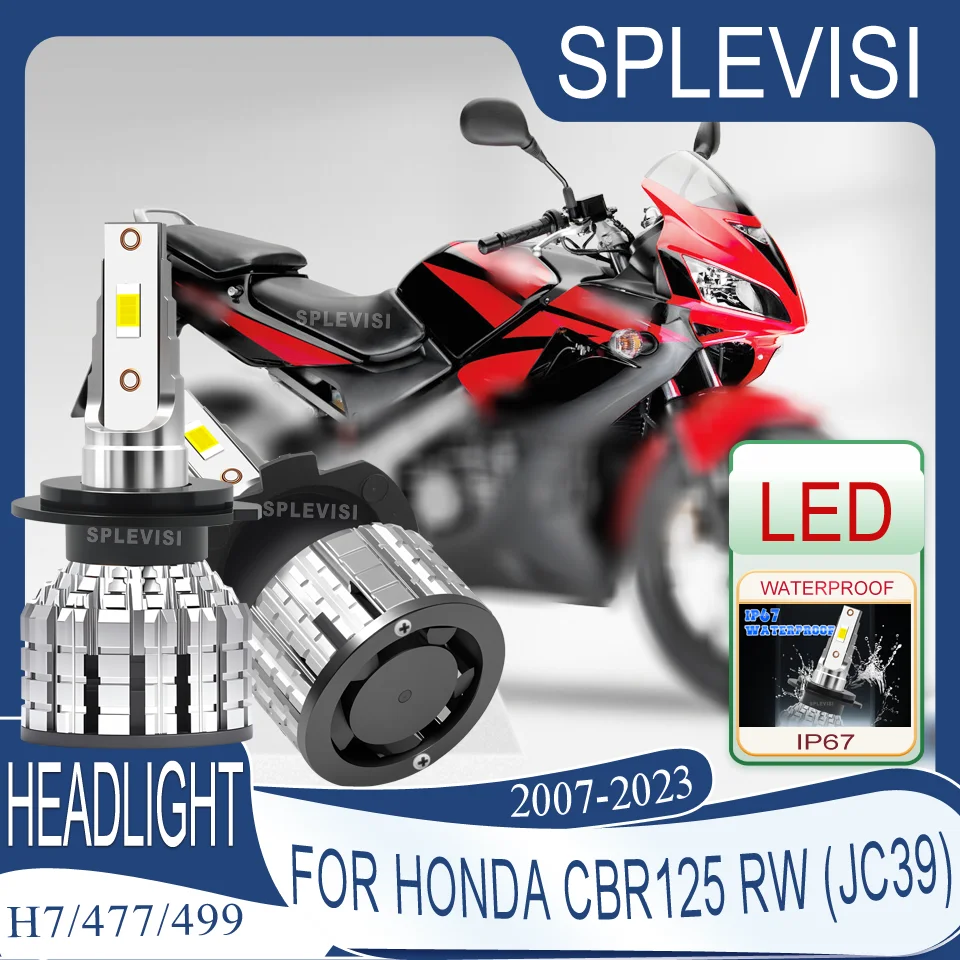 Светодиодная фара для мотоцикла со сроком службы 60000 часов для Honda CBR125 RW (JC39) 2007 2008 2009 2010 2011 2012 2013 2014 2015 2016-2023