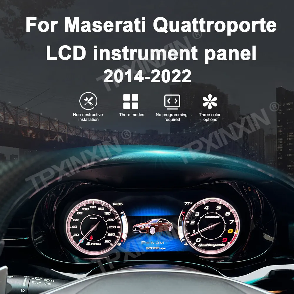 Car Instrument For Maserati Quattroporte 2014~2014 Digital Dash Panel Gauges Instrument Cockpit Speedometer Dashboard Cluster