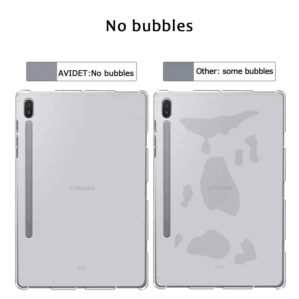 Anti Skid Soft Shell de Proteção de Silicone, Capa para Samsung Galaxy Tab S7, S8, S9, S8 PLUS, FE, LTE, 12.4, S6, S7 11