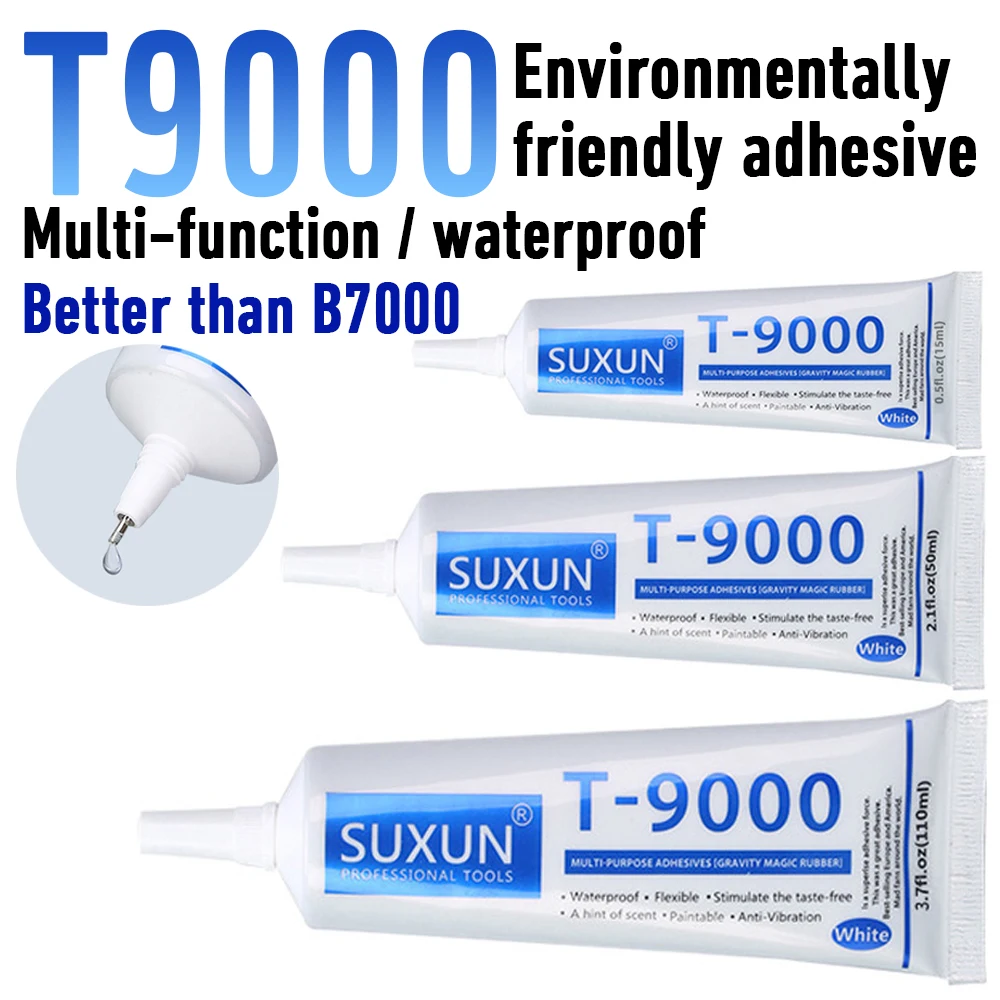 15/50/110ml T9000 Glue Better Than B7000 Adhesive Epoxy Resin Repair Cell Phone Touch Screen Liquid Glue Jewelry Craft Adhesive
