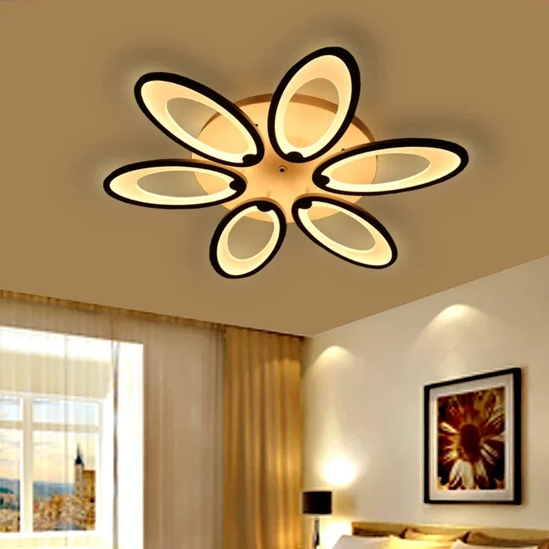 

2024 Modern Minimalist Petal Ceiling Lamp Nordic House Decoration Led Lighting Suitable For Hotels Restaurants Living Room