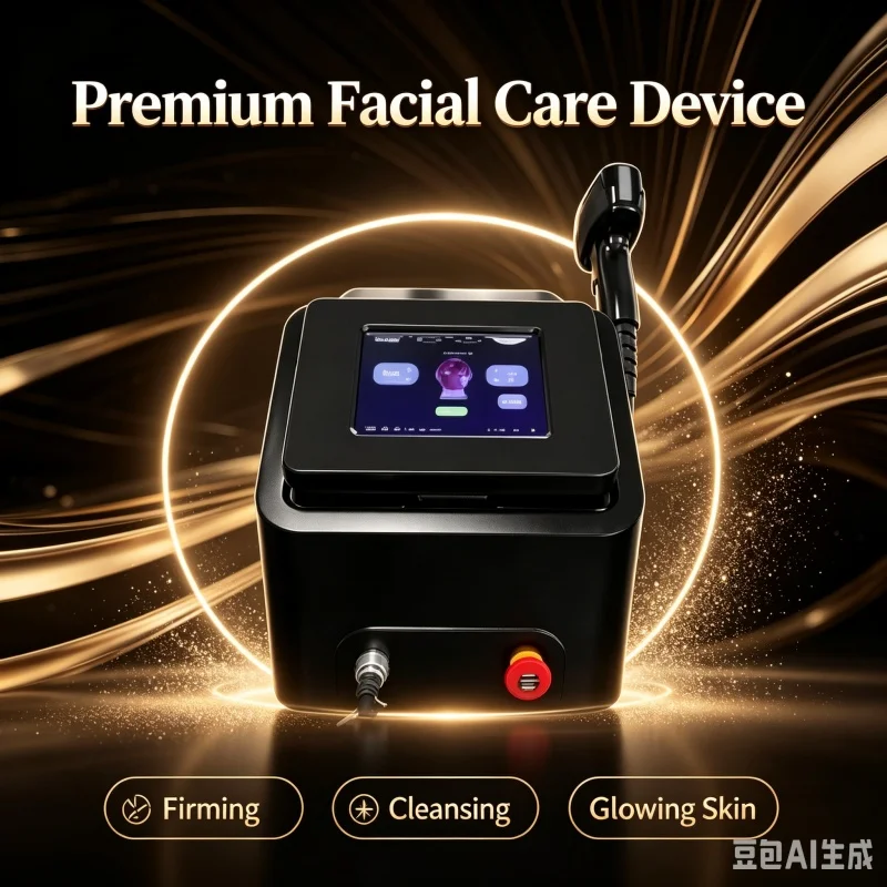 Black Ice Platinum 808nm 3500W Diode Laser Hair Removal Machine - 3-Wave Skin Care Device with Safest Cooling System for Hair Re