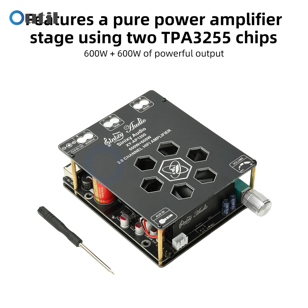 XY-AP1200 DC 19-51V 10A Pure Post Amplifier Board 600W+600W Dual