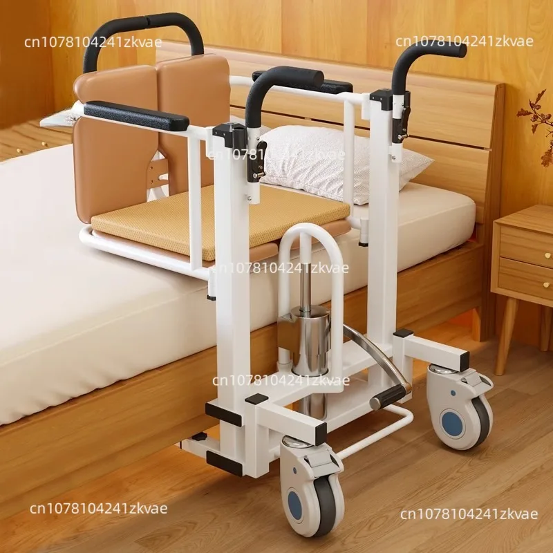 Multifunctional Household Hydraulic Lift Machine Bedridden Paralyzed Elderly Care Disabled Sitting Toilet Bathing Wheelchair