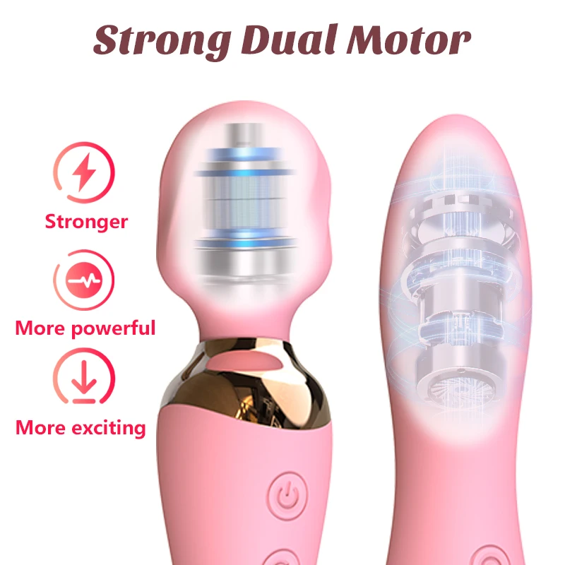 12 Speeds Powerful Dildo Vibrator AV Magic Wand G-Spot Massager Sex Toys for Women Couples Clitoris Stimulate Goods for Adults