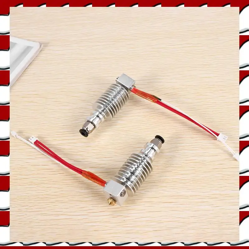 

T35C 2 шт. прочная головка V5 J, экструдер Hotend, горячие детали 3D-принтера 0,4 мм для 3D-принтера Anycubic I3 Mega для нити 1,75 мм