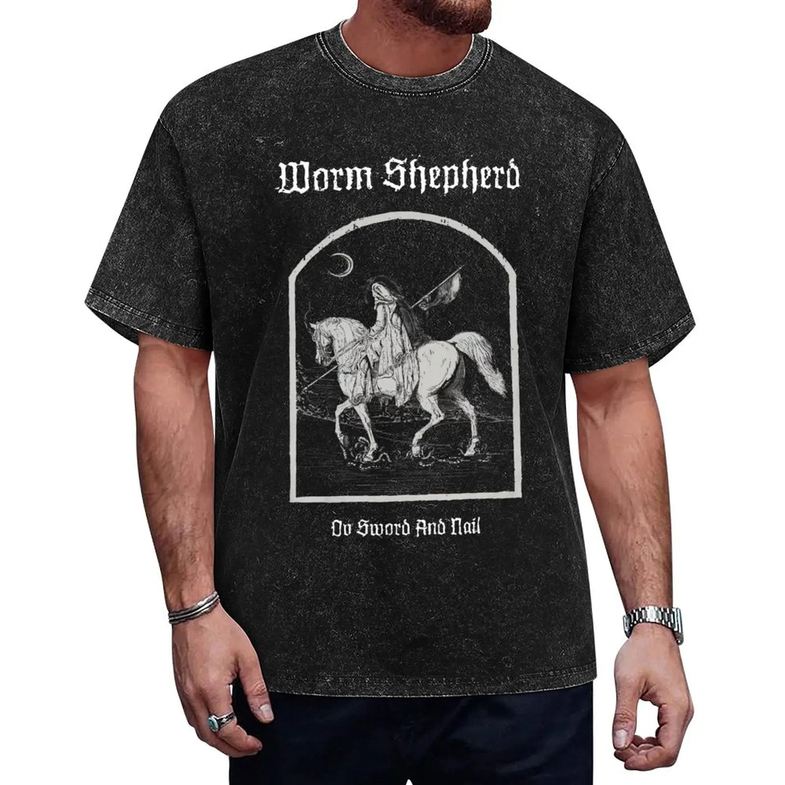 

Worm Shepherd - Of Sword And Nail T-Shirt oversize t-shirts man anime t shirts anime rapper graphic tees Men's cotton t-shirt