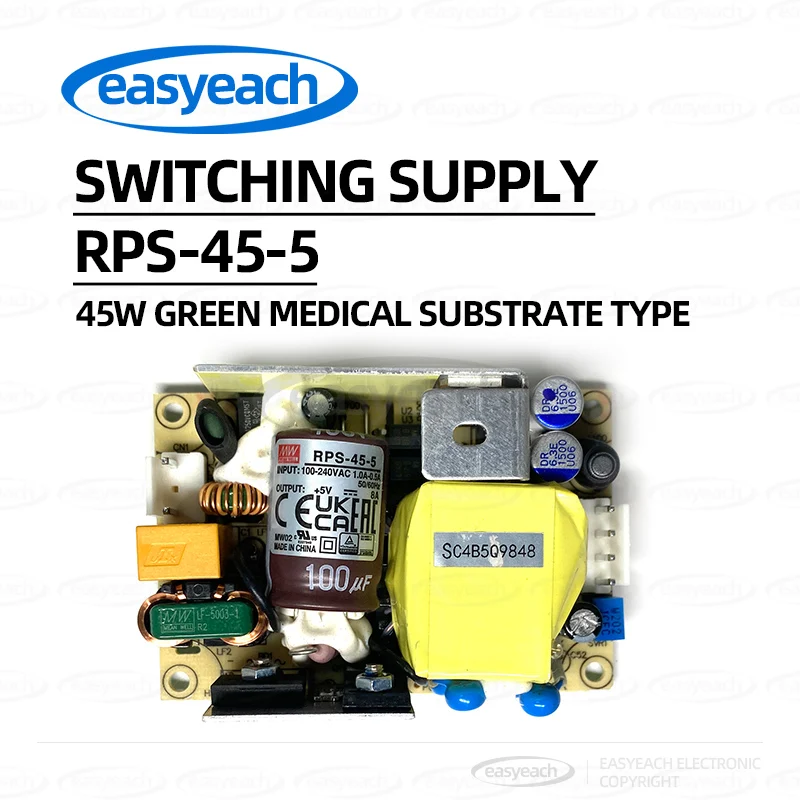 MEAN WELL RPS-45-5 Switching Power Supply mps Medical PCB Type 5V 45W Medical Grade Power Supply