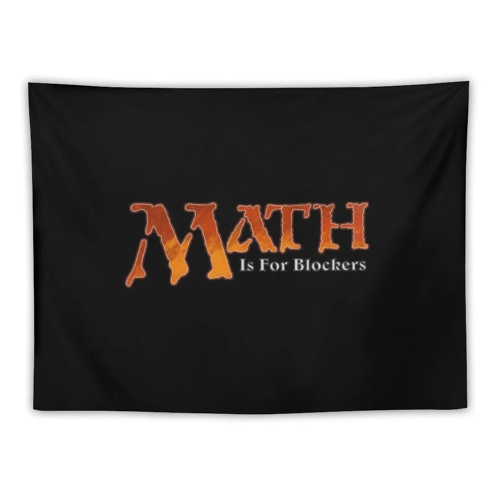 Math is for Blockers Tapestry Wall Hanging Room Decoration Aesthetic Japanese Room Decor Tapestry