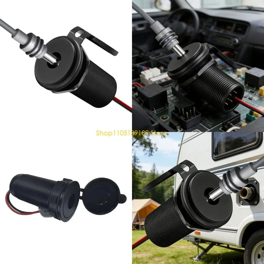 

P5ED 12V to 30V Improves Converter Waterproof Metal Power Adapter for Satellite Mini Use