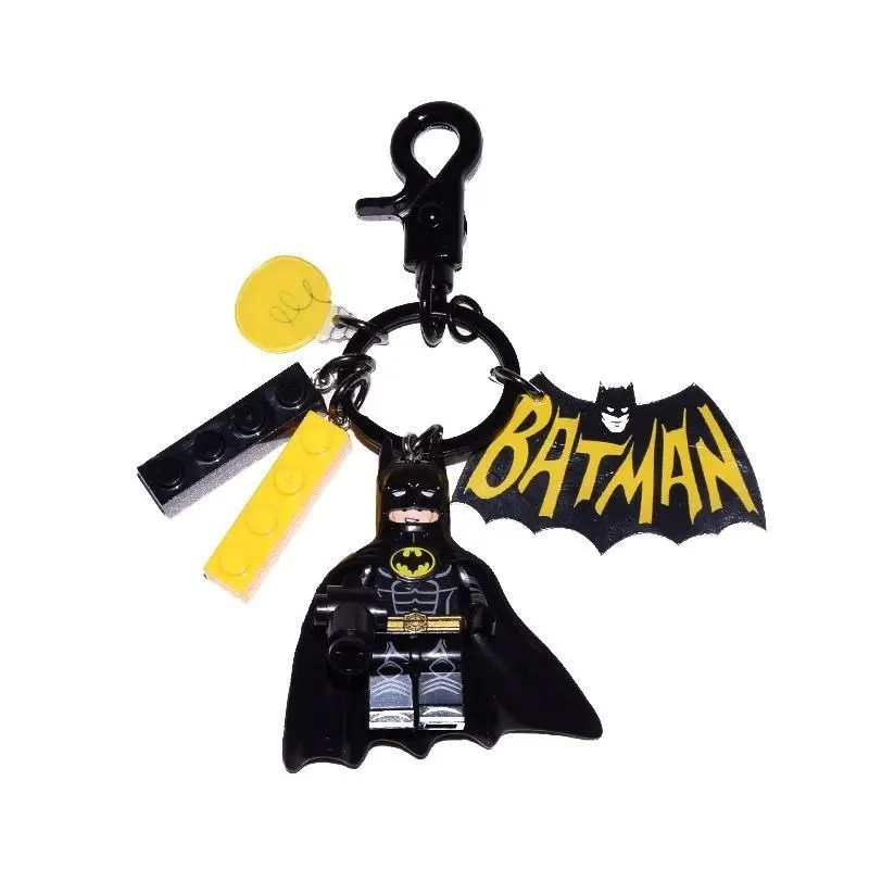 DC series Batman men's and women's new creative anime cartoon figure keychain personalized stylish portable decorative pendant