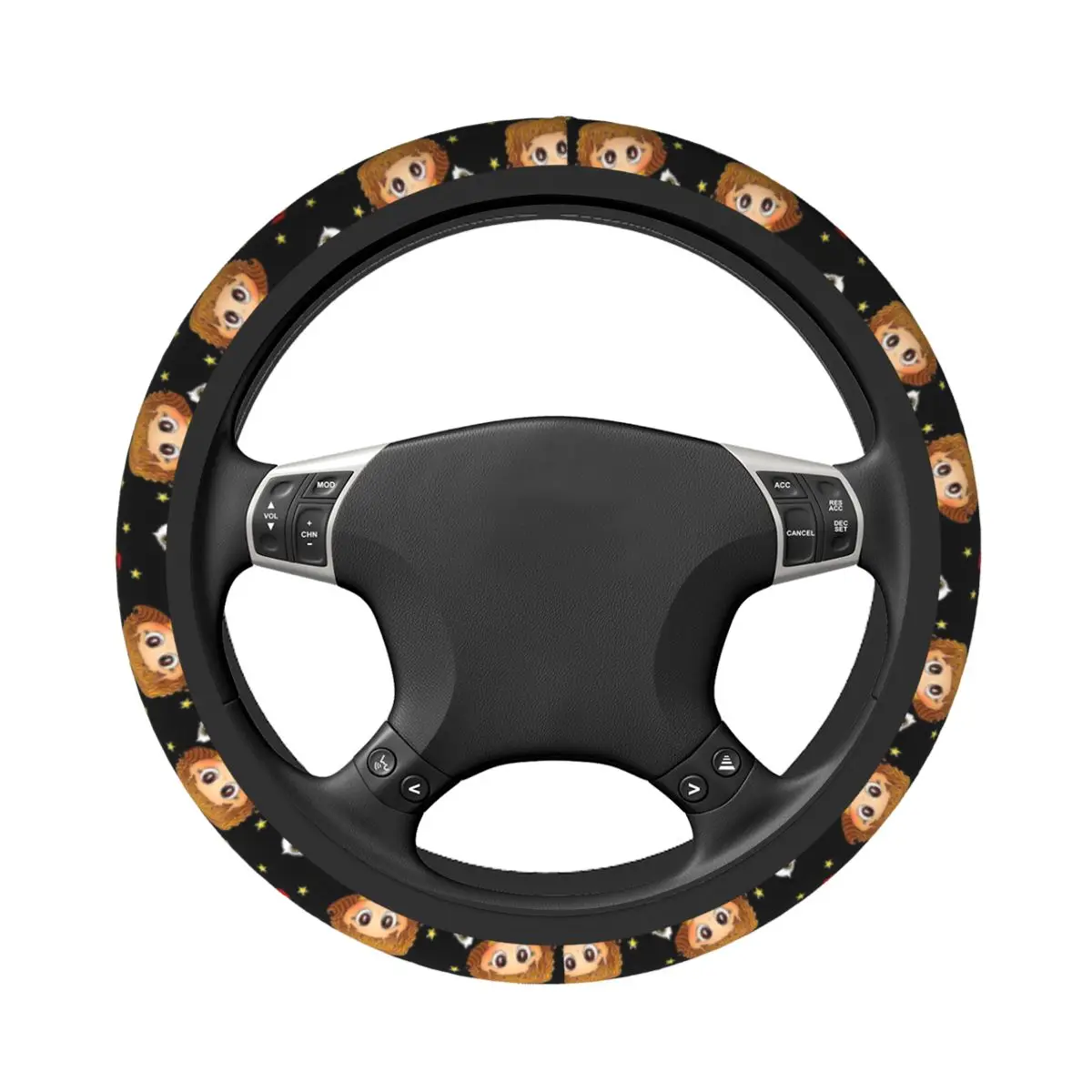 

Чехол на руль без внутреннего кольца H-arry Potters Print, автомобильные принадлежности, мягкое авто украшение
