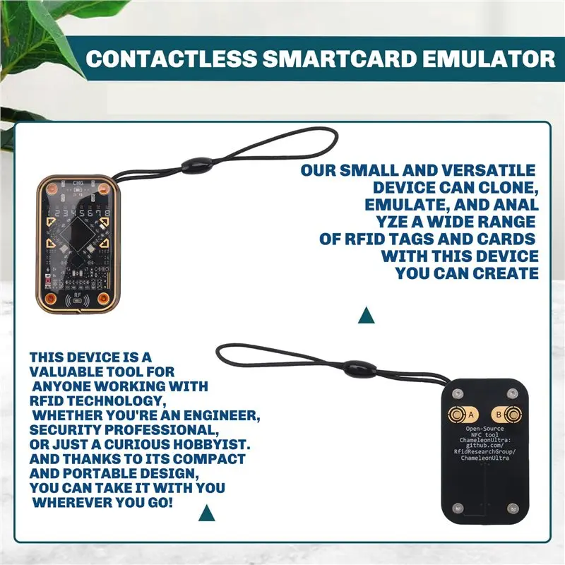 ★Perfect Epoxy Shell Chameleon Ultra Contactless Smartcard Emulator Compliant To Read Writer (Compatible)
