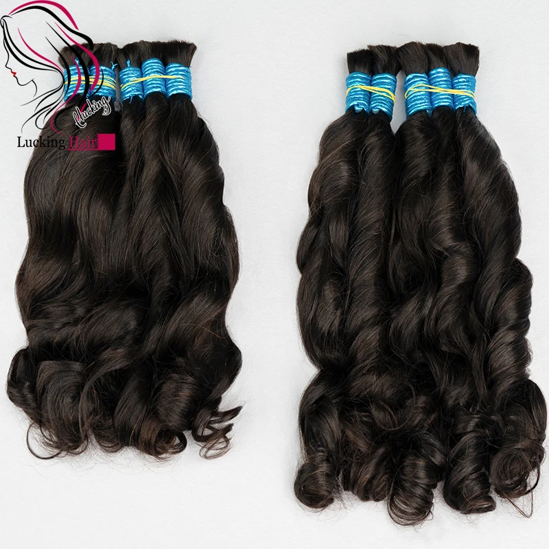 Hot sell 2024 Wholesale russian camboian slavic black human black virgin unprocessed hair bulk cabelo organico Mink Bundles bulk