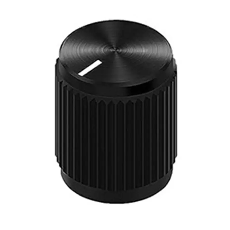 Picture 5: ABLB-10PCS Guitar Effect Pedal Knob Metal Black Potentiometer Knob Anodized Aluminum Amp Pot Knob 15X15mm Durable