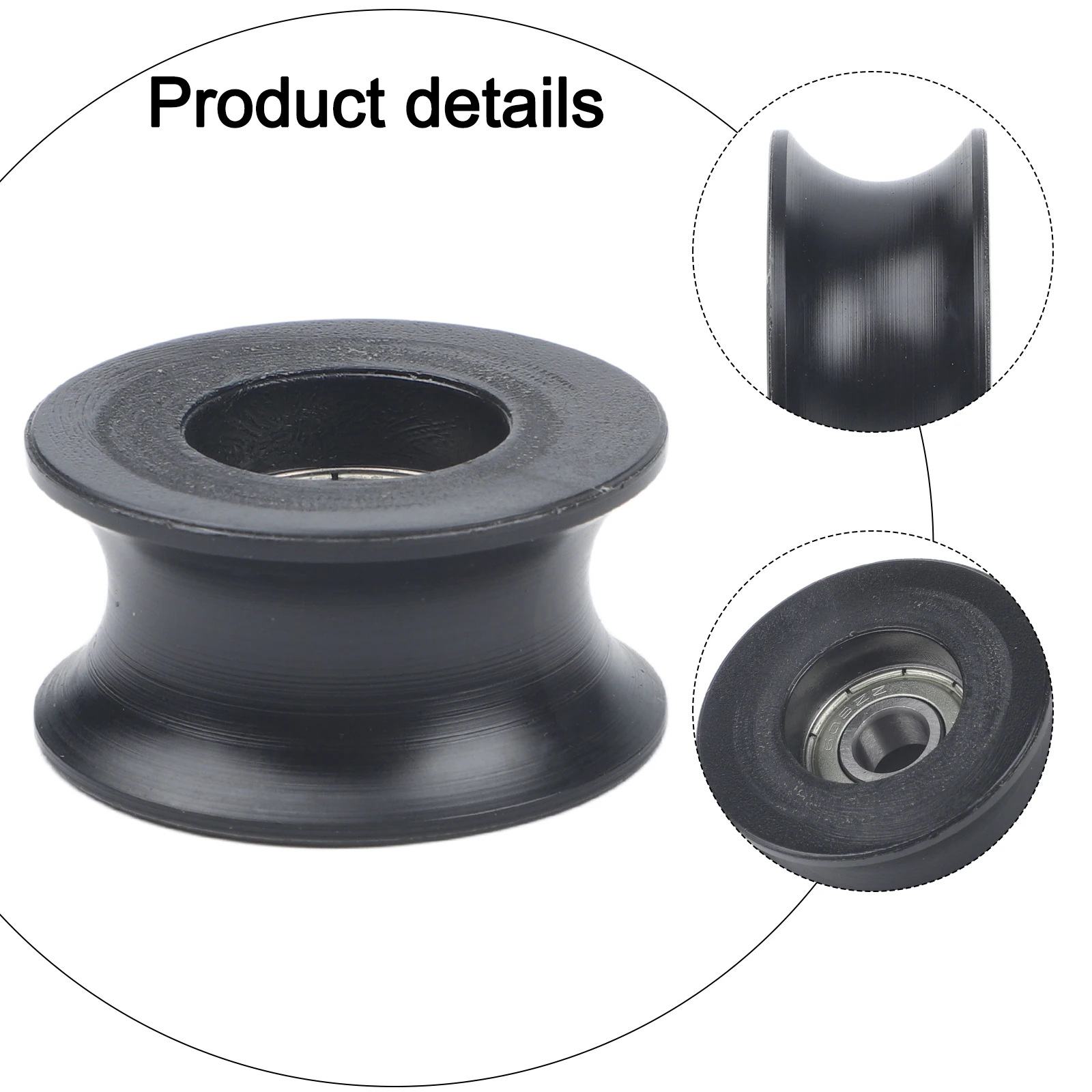 Sliding Rollers Bearing 0840UU U Type Groove Round Bottom Track Pulley Bearing Replacement Sliding Rollers Bearing Tools