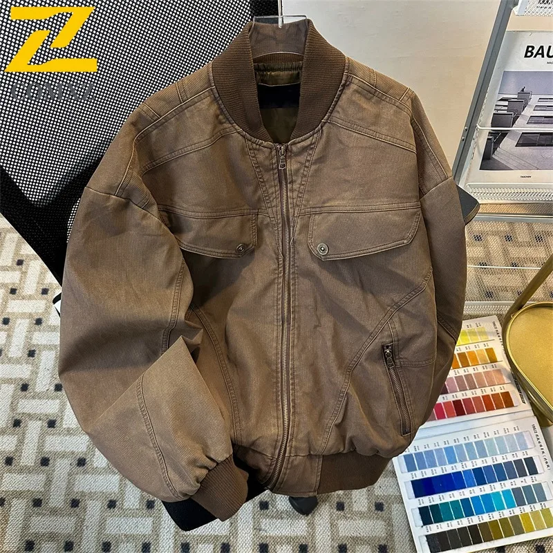 

Men's Vintage American Style Workwear Jacket Winter Quilted Loose Coat Waterproof Windproof Heavyweight CottonSports Outerwear