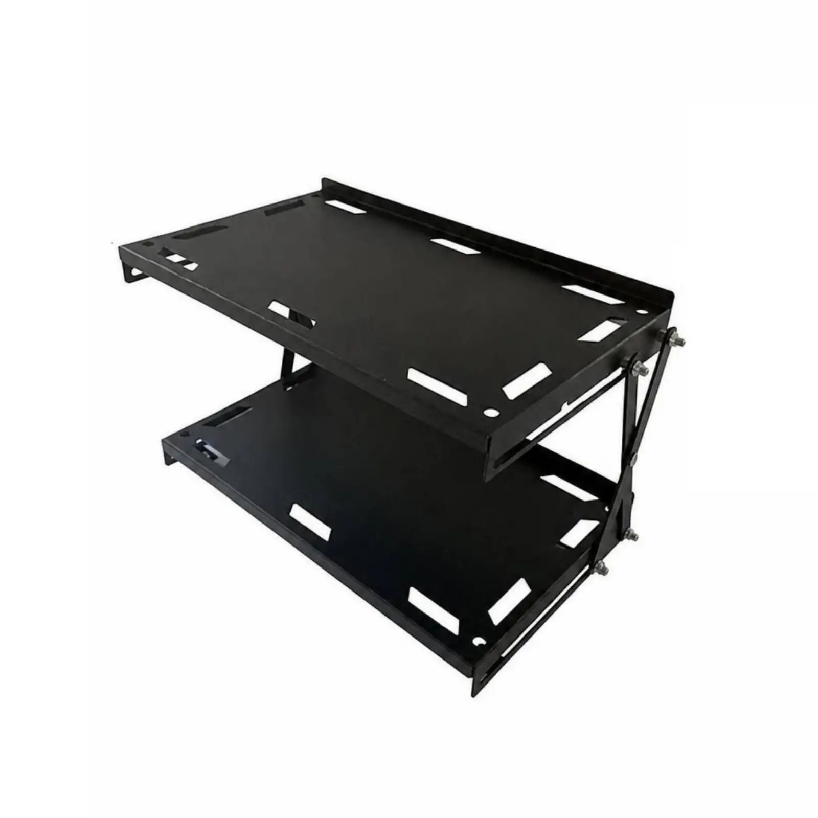 Sturdy Camping Rack | Metal, Foldable Rack with Diagonal Support, Compact,