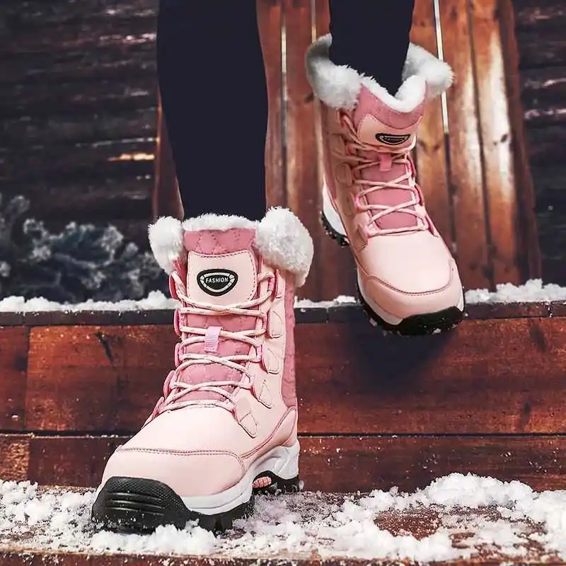 

Moipheng Women's Classic Snow Boots Winter Warm Handmade Faion Boots ort EVA Material Suitable for Autumn And Spring