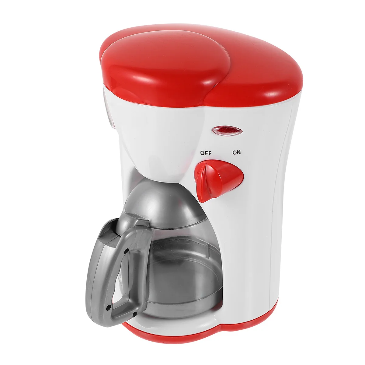 1pc Machine à café créative pour enfants rouge Mini cafetière électrique maison de jeu Imitation cuisine cuisine éducative pour