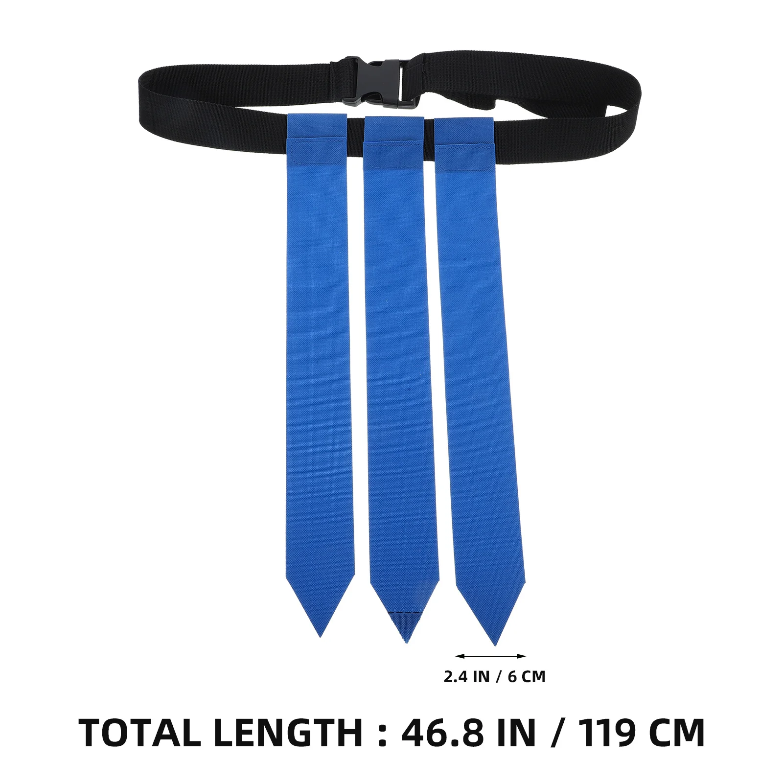 Banderas de cinturón de fútbol, duraderas, ajustables, talla única, se adapta a la mayoría perfecta para cinturón de Rugby al aire libre, 2 uds.