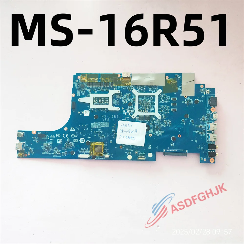 MS-16R51 FOR MSI GF63 Thin 10SC LAPTOP MOTHERBOARD WITH Core I5-10300H CPU AND RTX3050M TEST OK